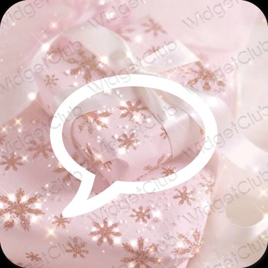 Естетични Messages икони на приложения