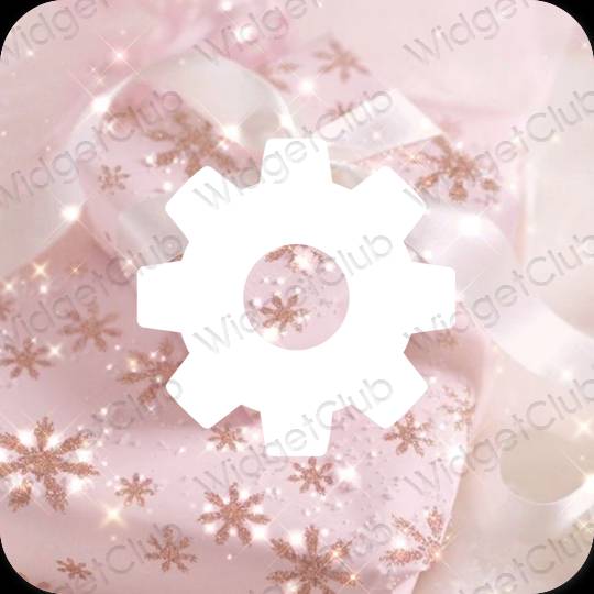 Esthetische Settings app-pictogrammen