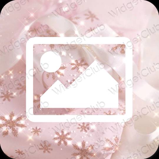 Esthetische Photos app-pictogrammen