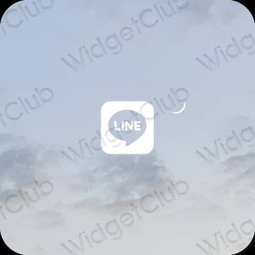 Естетске LINE иконе апликација