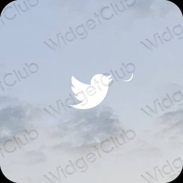 Icone delle app Twitter estetiche