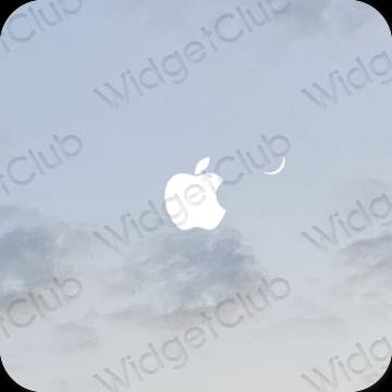 Αισθητικός μωβ Apple Store εικονίδια εφαρμογών