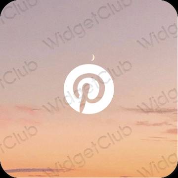 Aesthetic Pinterest app icons