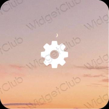 Aesthetic Settings app icons