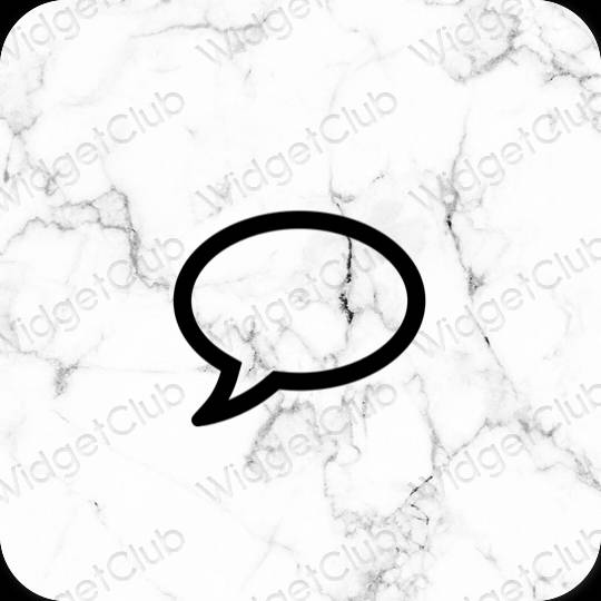 Esthetische Messages app-pictogrammen