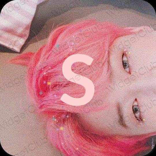 Estetico rosa SHEIN icone dell'app