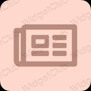 Ästhetische SmartNews App-Symbole