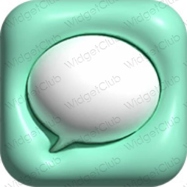 Esthetische Messages app-pictogrammen