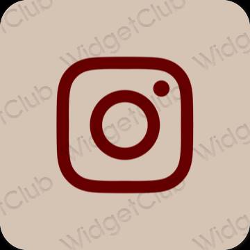 Estetik kuning air Instagram ikon aplikasi