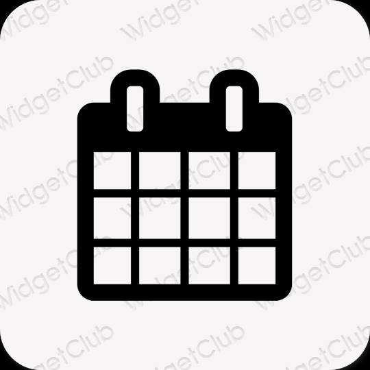 Ästhetische Calendar App-Symbole