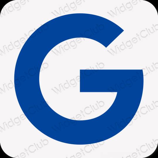 審美的 藍色的 Google 應用程序圖標
