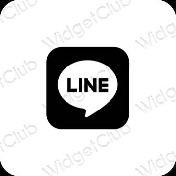 Esthetische LINE app-pictogrammen