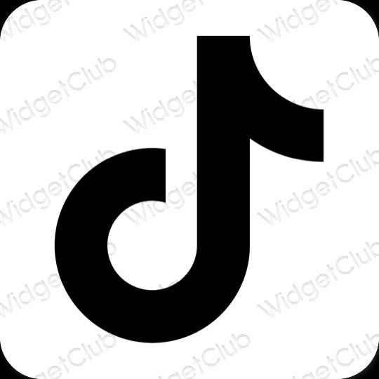 Icônes d'application TikTok esthétiques