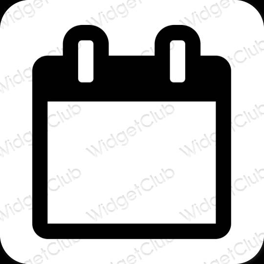 Aesthetic Calendar app icons