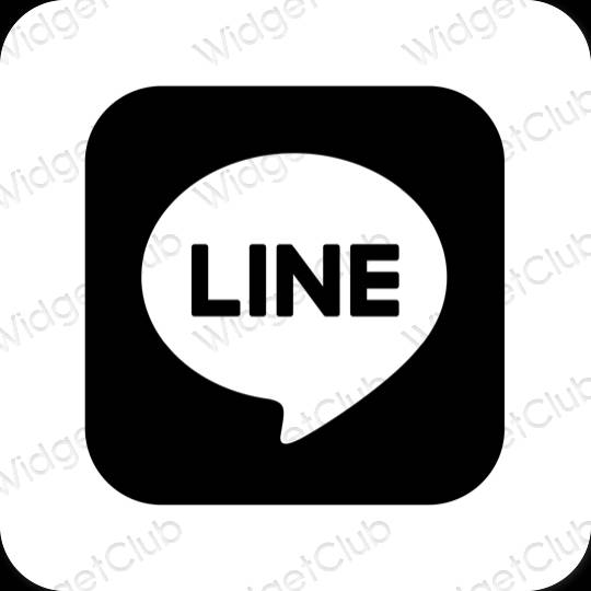 Естетични LINE икони на приложения