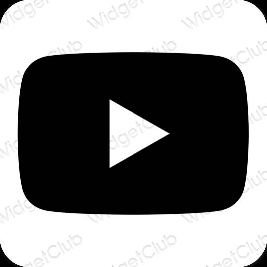 Biểu tượng ứng dụng Youtube thẩm mỹ