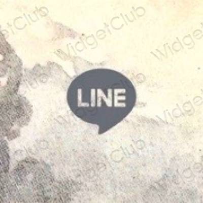 LINE おしゃれアイコン画像素材