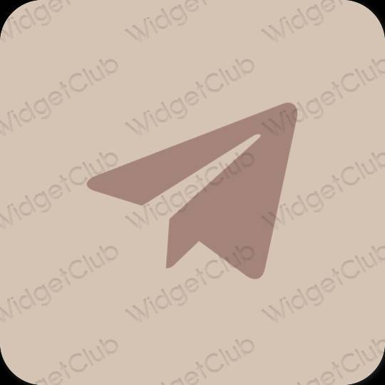 Aesthetic Telegram app icons