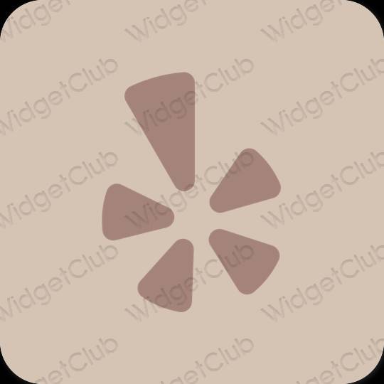 Yelp おしゃれアイコン画像素材
