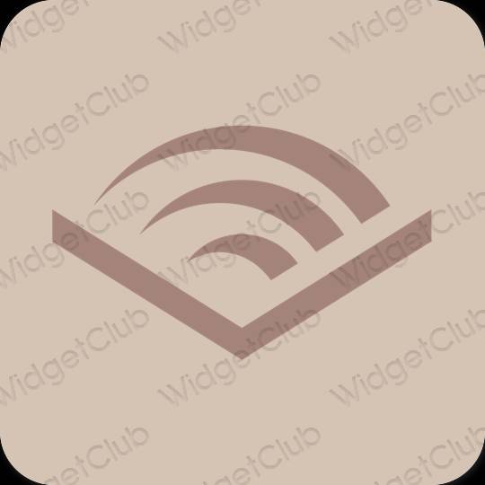 Aesthetic Audible app icons