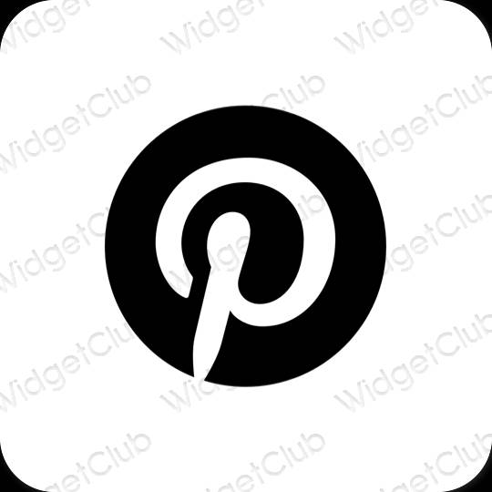 Aesthetic Pinterest app icons