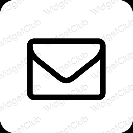 Icônes d'application Mail esthétiques