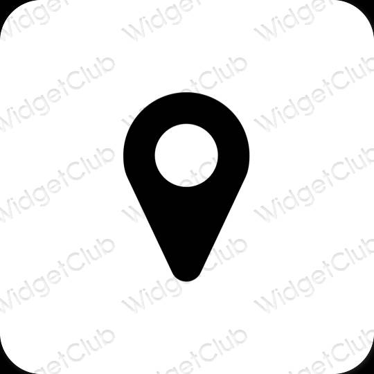 Icone delle app Map estetiche