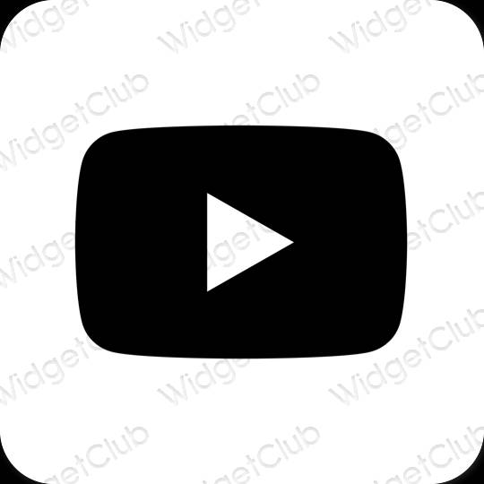 Æstetiske Youtube app-ikoner