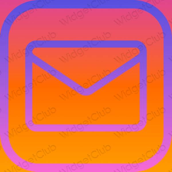 Estetis jeruk Mail ikon aplikasi