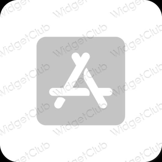 Estetski siva AppStore ikone aplikacija