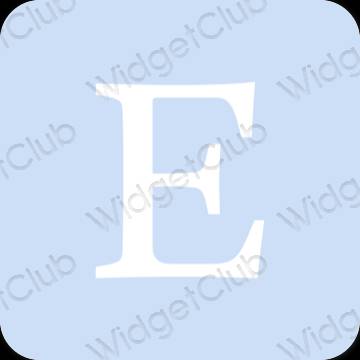 Estético roxo Etsy ícones de aplicativos