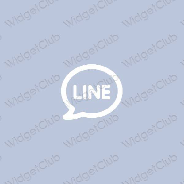 Esthetische LINE app-pictogrammen