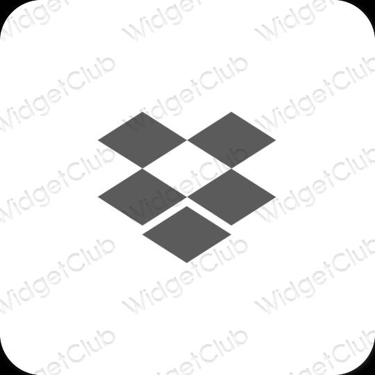 Esthetische Dropbox app-pictogrammen