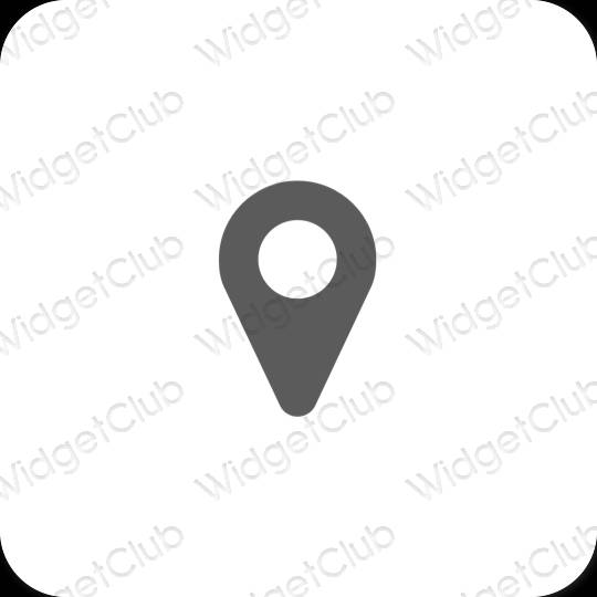 Icone delle app Google Map estetiche