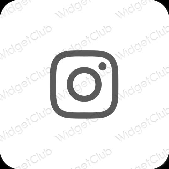 Estetické ikony aplikací Instagram