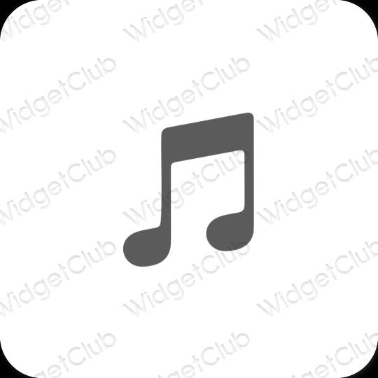 Ästhetische Music App-Symbole