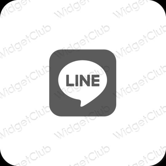 جمالية LINE أيقونات التطبيقات