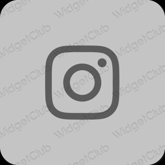 Estetski siva Instagram ikone aplikacija