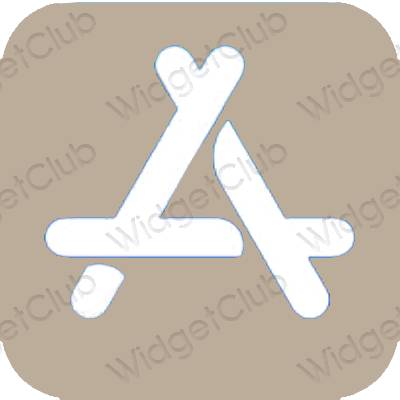 미적인 베이지 AppStore 앱 아이콘