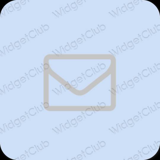 Estetický nachový Mail ikony aplikací