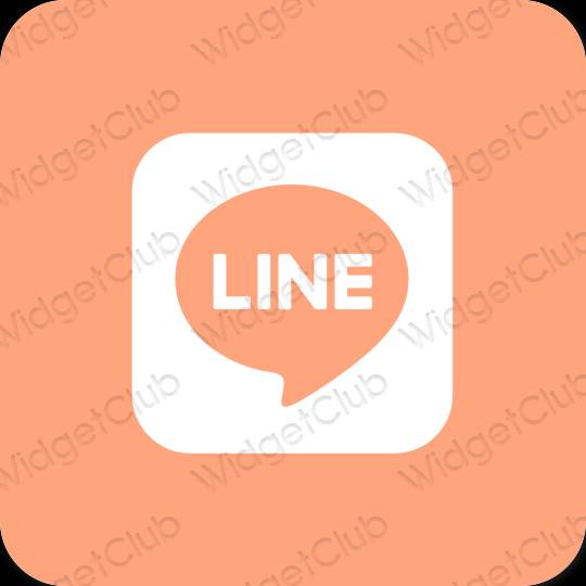 Естетске LINE иконе апликација