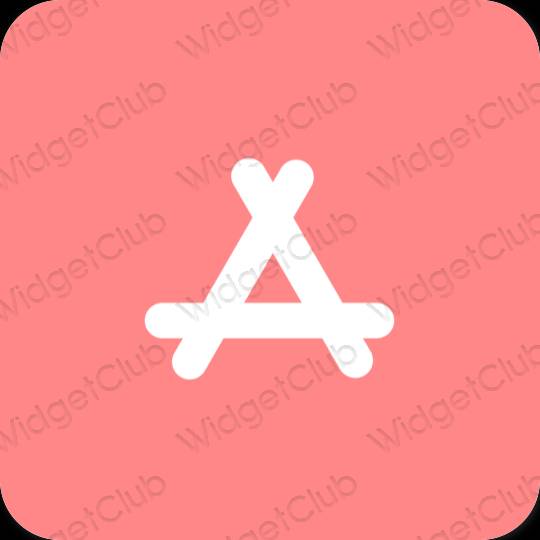 Estetik pembe AppStore uygulama simgeleri