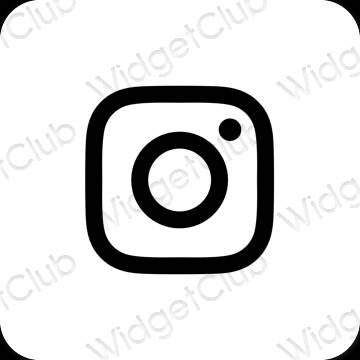 Estetické ikony aplikácií Instagram