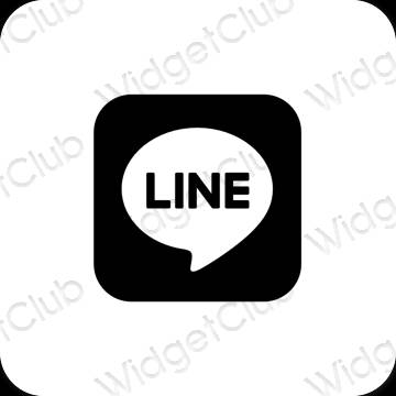 Esthetische LINE app-pictogrammen