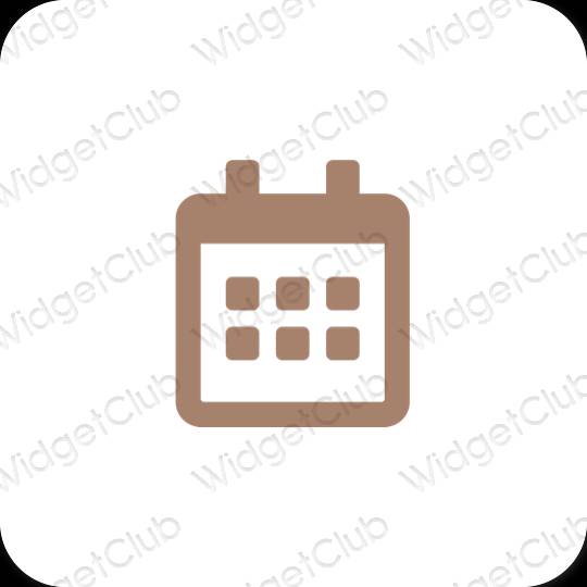 Естетске Calendar иконе апликација