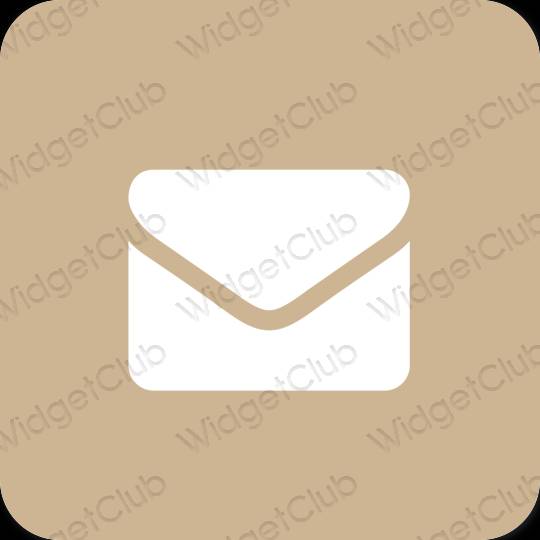 Estética Mail iconos de aplicaciones