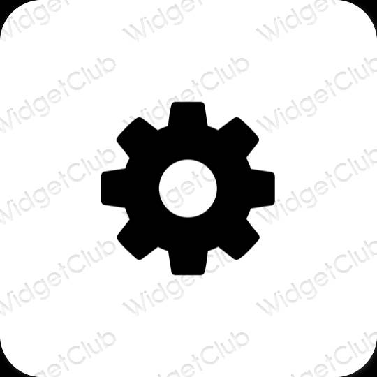 Ästhetische Settings App-Symbole