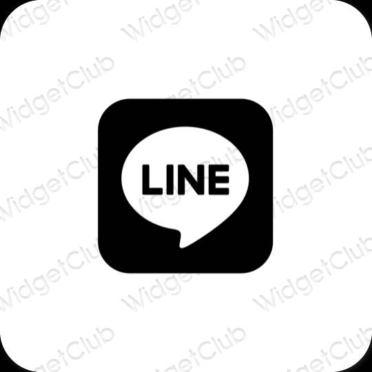 Estetske LINE ikone aplikacija