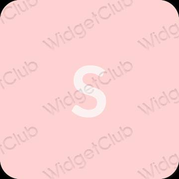 Estetické Ružová SHEIN ikony aplikácií