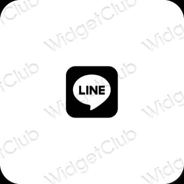 Естетске LINE иконе апликација